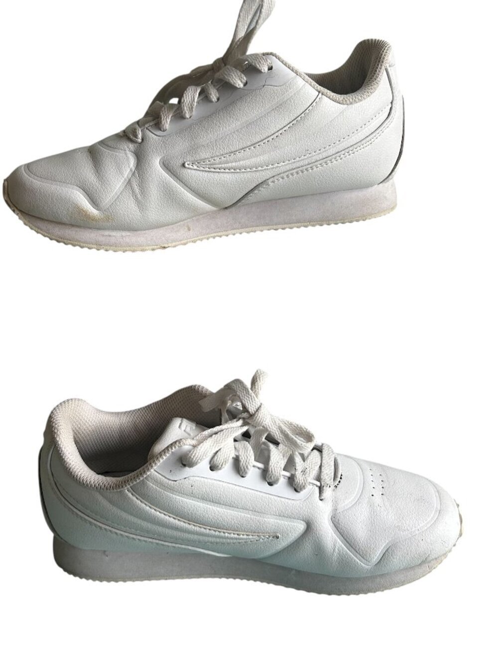 Fila Machu Women's  All White Sneaker Low Top Comfort Size 6 Comfort Everyday